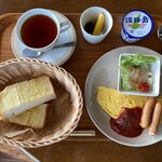 キャンパスCAFE カプチーノ - モ〜にゅんぐセットD だよ〜ん(´∀｀)