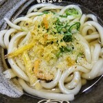 Hanamaru Udon - かき揚げ買ったのに、天かす入れたし〜w