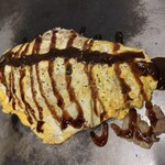 Okonomiyaki Teppanyaki Fuufuu - オムうどん