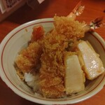食道 月 - ミニ天丼