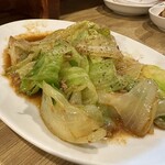 67餃子 恵比寿店 - 肉味噌とレタスの辛炒め