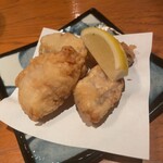 雅楽 - あんこうの唐揚げ　990円