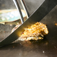 阿波牛サーロインステーキ 、鮑や海鮮のコース