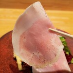 洋食 おがた - サラダ　ハム