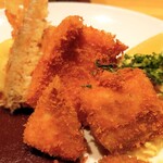 洋食 おがた - 魚フライ　勘八､太刀魚
