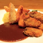 洋食 おがた - メイン　魚フライ　