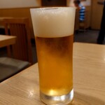 Teuchi Sobakiri Takumi - 生ビール