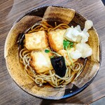 Tojou Soba Sachimatsudo - 揚げ豆腐と餅そば