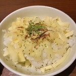 旬菜麺屋 雅流 - 「炙りチーズ飯」@120