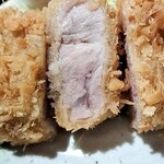 とんかつ六角箸 - カムイ豚カツ断面図