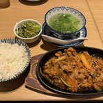 Sumiyaki Gyuutan Higashiyama - スタミナカルビ鉄板ランチ❗️