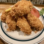 Yo-shoku OKADA - 岡山産大粒牡蠣フライ定食