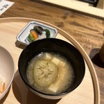 温石 - 茄子の味噌汁