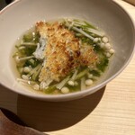 温石 - お煎餅ご飯