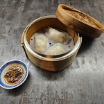 水晶粉菓 Steamed Shrimp & Chive Dumpling