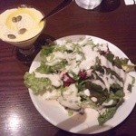 サラダとスープ