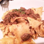 トラットリア クアクア - 自家製パッパルデッレのラグーソース（1400円）