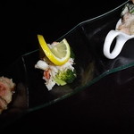 しげ老鮨 - 前菜3種盛