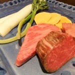 巴里 夕顔 - ヒレステーキとサーロイン