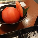 原価酒場 元祖わら屋 神戸三宮駅前店 - 冷やしトマト