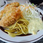 洋庖丁 - カキフライ定食（特盛）1,250円