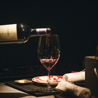 리델 글라스로 제공, 토리마에서는 글라스에도 신경을 씁니다