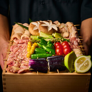 재료를 살리는 구이 작업.