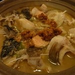 味ごよみ宮田 - あんこう鍋（火入れ後）