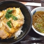 とんかつ かつ匠 - ヒレかつ丼 ミニ麺付き(790円)