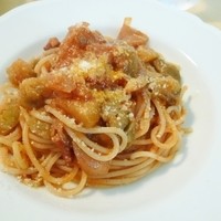 クッチーナ クラモチ - パスタ（茄子のトマトソース）