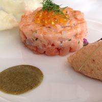 プレヴナンス - フォアグラのフランと鱒のソテー