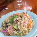 中華 軽食 李花 - 凄いボリュームだが美味しくて完食