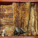 鮒兼 - いつもの特上なのにいつもの特上じゃない！　鰻がもう一枚入って最特上になってましたよ！