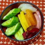 鮒兼 - 鮒兼の美味しい美味しいお新香でしたw