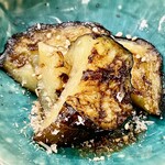 焼鳥 せきね - 茄子は串から外して醤油と胡麻と鰹節　王道の旨味です