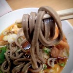 一由そば - ここは太蕎麦だね！！