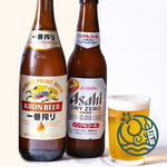 Bottled beer (Kirin Ichiban Shibori)