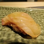 Akasaka Sushi Tempura Gion Iwai - ひらめ