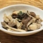 Marinated porcini and mushrooms