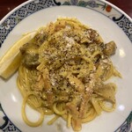 寿し処 春道 - ポルチーニのカルボナーラ