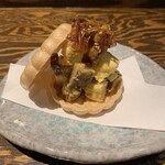 さけ富 - いぶりがっこクリームチーズ最中