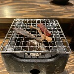 さけ富 - 自分で炙るのが楽しい