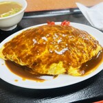 一富士食堂 - オムライス900円