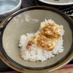 とんかつ 栄ちゃん - タルタルソース＋中濃ソースで食べるの大好き