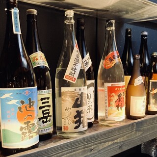 We have a wide selection of alcoholic beverages that go well with our dishes, including carefully selected beers, shochu, and fruit wines!