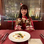 Courage - 愛犬ちゃんたちと個室を利用させて頂きましたが、通常は4名から個室料が無料で2名だと10,000円掛かります。　　　　　　鈴之介のバースデーウィークのディナーです