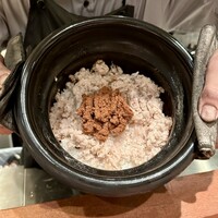 かま叶 - かま叶蓮根ご飯　勢子ガニ