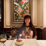 アンジェパティオ - 愛犬の鈴之介と私のお誕生日のお祝いです。店内利用可です