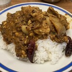 エチオピアカリーキッチン - チキン豆カリー全部かけ