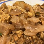 エチオピアカリーキッチン - チキン豆カリー、福神漬け